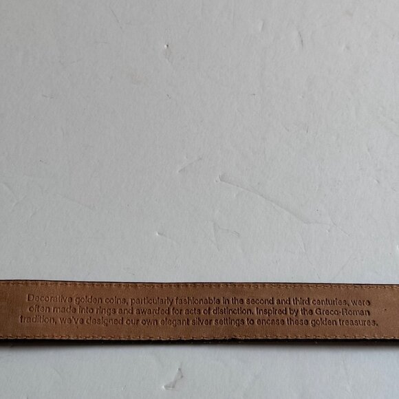 Brighton Brown Leather Belt Museum Collection M 37809 Sphinx Pegasus Vintage 90s - Picture 13 of 16